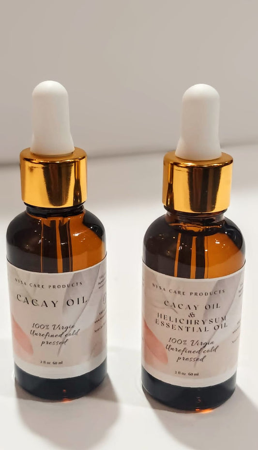 Cacay Face Oil Scented Helichrysum and Unscented